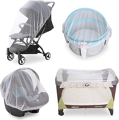 Moustiquaire durable pour poussette, moustiquaire parfaite pour poussettes, berceau, berceau, aires de jeux