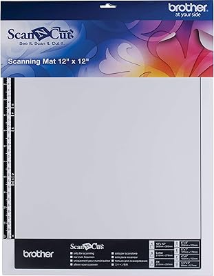 Tapis de numérisation brother 12 x 12 - à utiliser avec un scanner