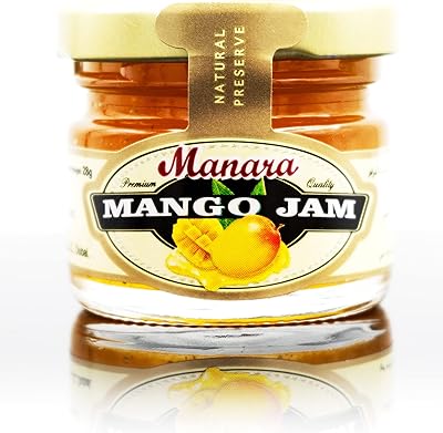 Confiture de mangue 28 grammes pack de 24 pièces de manara