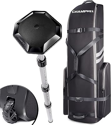 Sac de voyage de golf rembourré doux de luxe champkey avec système
