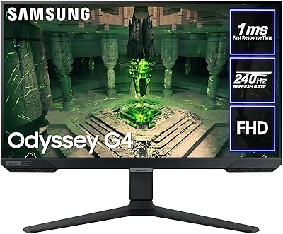Moniteur de jeu samsung odyssey g4 ls27bg400euxxu 27 pouces 240 hz