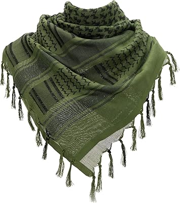 Écharpe de randonnée en plein air keffiyeh/shemagh de l'armée tactique du désert arabe
