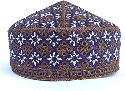 Bonnets de prière kufi au design afghan kufi topi arabie saoudite chapeaux unisexes