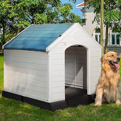Skihd une maison en plastique pour chiens, chiots et animaux de compagnie, résistante