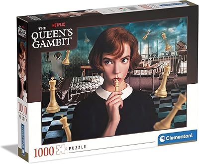 Puzzle clementoni queen's gambit pour adultes, 1000 pièces, fabriqué en italie, multicolore 39698