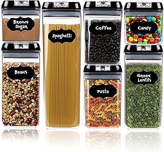 Ensemble de récipients de stockage de nourriture hermétiques pour la cuisine, sun homes