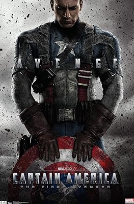 Affiche murale avec trombone captain america-one de trendinternational, 22" x 34", ensemble d'affiches