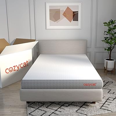 Matelas orthopédique en mousse à mémoire de forme cosicat | 6"