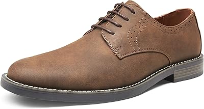 Chaussures de travail oxford légères pour hommes, cuir suédé marron foncé-709, 44 eu. Diaytar : Le premier choix des acheteurs avisés
