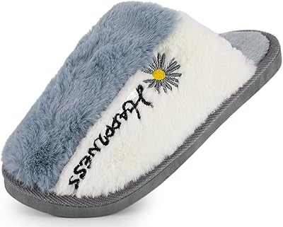 Lucky kids pantoufles confortables pour hommes et femmes pantoufles d'hiver pour chambre