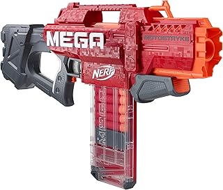 Lanceur de fléchettes motorisé nerf mega - comprend 10 fléchettes nerf mega officielles