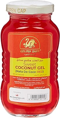 Gel à la noix de coco rouge golden swan - nated cook, 340