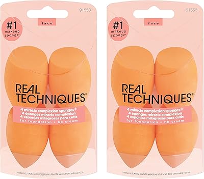 Éponge de beauté miracle complexion de real techniques pour estomper le maquillage, orange