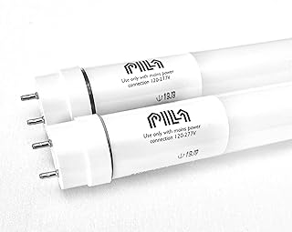 Tube lumineux led 2 pieds (paquet de 2) stabilisateur de dérivation simple 5000k