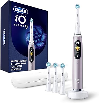 Brosse à dents électrique oral b e.o. series 9 avec 3 têtes