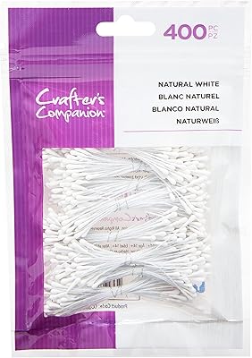 Crafters companion cc-stamen-whi étamines de fleurs - blanc naturel (400 pièces), taille unique. Diaytar Sénégal : Large gamme, petits prix, grande satisfaction