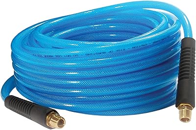 Tuyau d'air en polyuréthane renforcé primfit premium, pu140502-b avec embouts réparables, 1/4" x