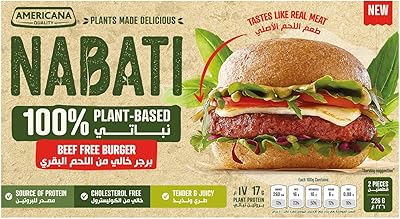 Burger végétarien sans bœuf americana, 2 pièces, 226 grammes