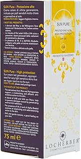 Locherber sun pure crème haute protection spf 50, 75 ml