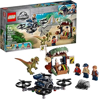 Lego jurassic world 75934 dilophosaure sur le kit de construction en vrac, nouveau