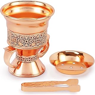 Brûleur d'encens en résine métallique, brûleur d'encens portable, brûleur d'encens au charbon
