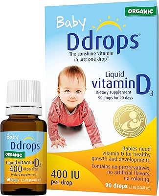 Gouttes de vitamine d3 liquide 400 ui 2,50 ml (90 gouttes) (pack