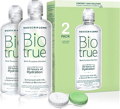 Solution pour lentilles de contact beautero solution polyvalente souples étui à