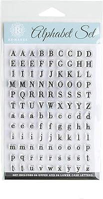 Jeu de tampons adhésifs (lettres)