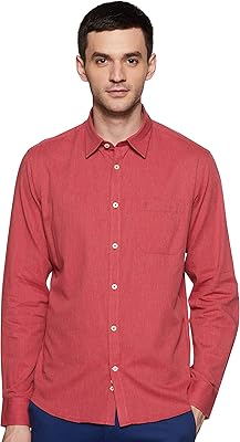 Chemise décontractée pour homme itmsh01988 rouge
