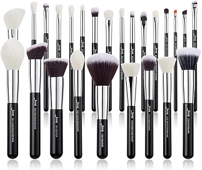 Jessup 25 pièces ensemble de pinceaux de maquillage professionnel marque cosmétique fond