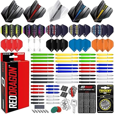 Pack de flèches dragon rouge (200 pièces)