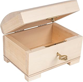 Creative deco petite boîte à bijoux verrouillable en bois | 42