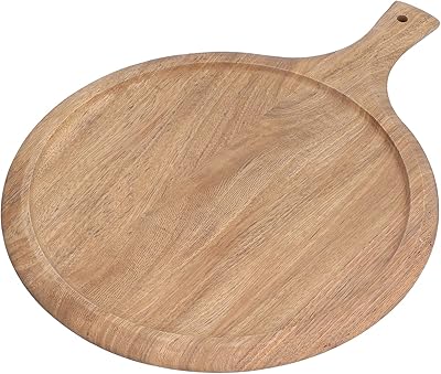 Planche à découper à pizza, planche à pizza en bois de 25 oz