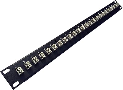 Carte de brassage fiberlc multimode 24 ports (connecteurs beiges) (chargé 1u) 19