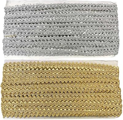 Ensemble de rouleaux d'embellissement en dentelle samosa gota patti pour chemisiers, saris, kurtis