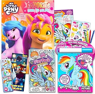 Mon petit poney, un super coffret de livres de coloriage nouvelle génération