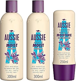Shampooing miracle moist pour cheveux secs 300 ml double pack +