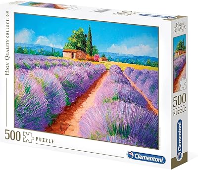 Clementoni puzzle parfumé à la lavande 500 pièces, multicolore, 35073