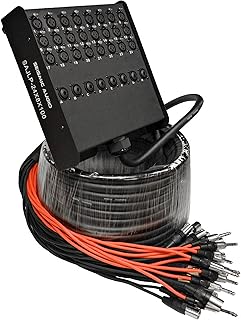 Sysmic audio - câble serpent xlr canal bas de 100 pieds - 24x8x100-24