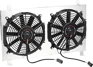 Kit de cache de ventilateur en aluminium mishimoto mmfs-civ-06si compatible avec honda civic