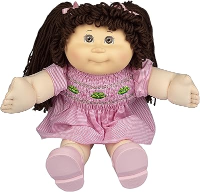 Poupée classique pour enfants cabbage patch avec de vrais cheveux en fil