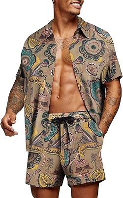 Chemise habillée en coton coupe ajustée sans plis pour hommes avec col boutonné