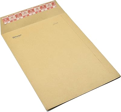 Enveloppes auto-scellantes hisbable brown c4 13 x 9" (paquet de 50) (marron)