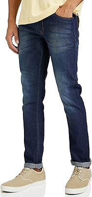 Jean skinny stretch divers pour hommes (dvd03d2l03-1v - indigo)