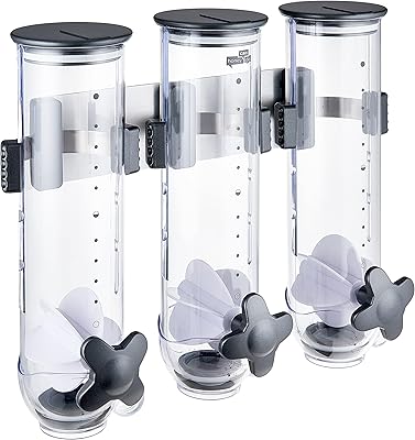 Distributeur de nourriture sèche mural triple zefro undisabled smart space, 36 oz