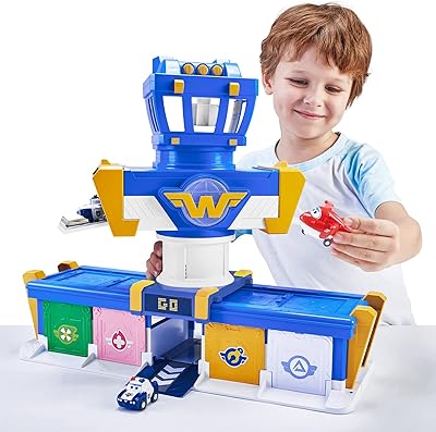 Ensemble de jeu super wings mission airport team adventure de eu730830 avec jouets