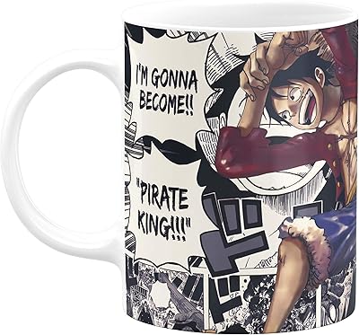 Tasse à café en céramique eagletil india design anime #684 (blanc)