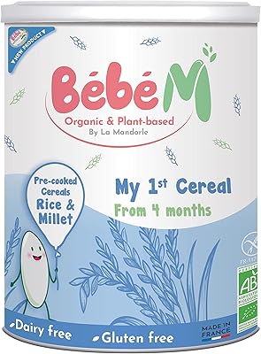 Baby my first cereal de m organic & planet, 4 mois, 400 grammes