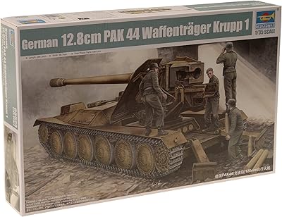 Maquette de porte-pistolet 1/35 allemand krupp 1 12,8 cm pak 44 waffentrager par trumpeter. Électroménager, mode, beauté... Diaytar a tout en stock