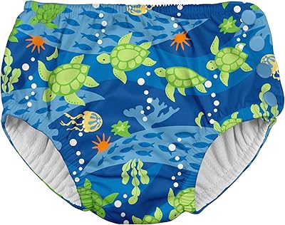 Couches de bain réutilisables à clipser green sprouts pour enfants de 12 mois